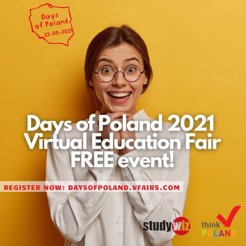 งานการศึกษาต่อโปแลนด์ Days of Poland Virtual Education Fair