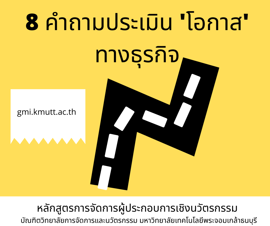 8 คำถามประเมินโอกาสทางธุรกิจ