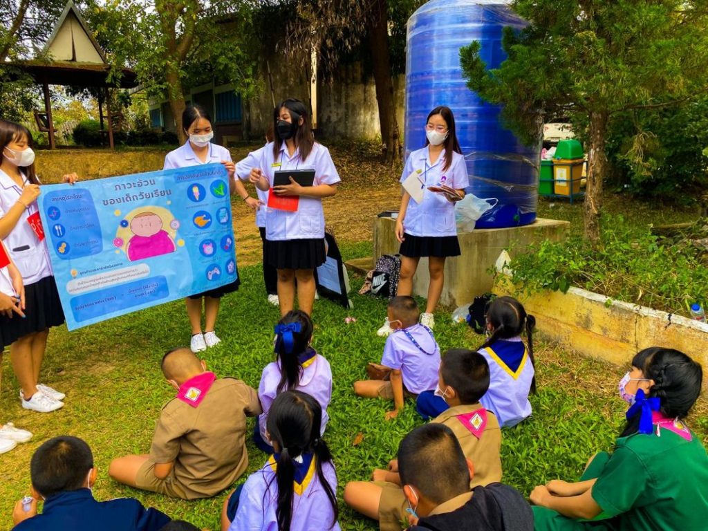 คณะสาธารณสุขศาสตร์ สาขาวิชาอนามัยชุมชน ม.พะเยา ลงพื้นที่ส่งเสริมสุขอนามัยในโรงเรียน