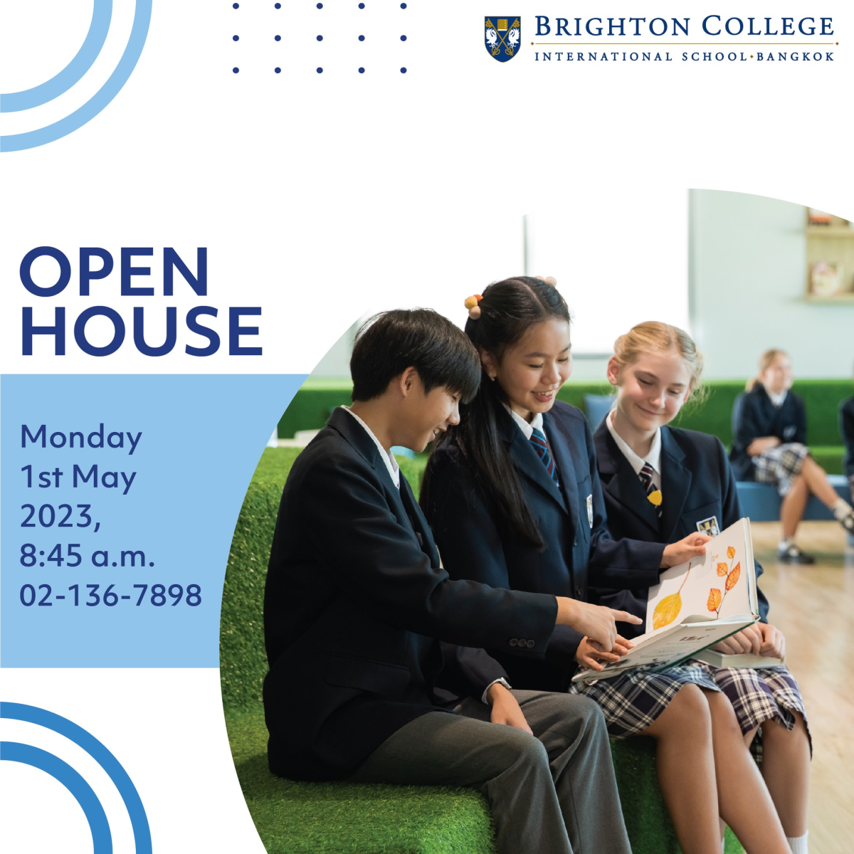 ร.ร.นานาชาติไบรท์ตันคอลเลจ กรุงเทพฯ จัดงาน Brighton College Bangkok Open House 1 พ.ค.นี้