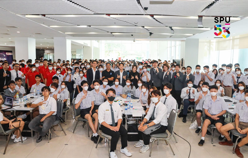 คณะสหวิทยาการฯ จัดงาน SPU Sustainability Hackfest 2023 เฟ้นหาเด็กเก่ง ด้านผลงานนวัตกรรม เทพศิรินทร์ ควง จุฬาลงกรณ์ คว้ารางวัลชนะเลิศ