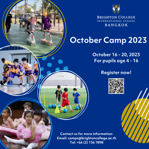 Join us for October Camp at Brighton College Bangkok!