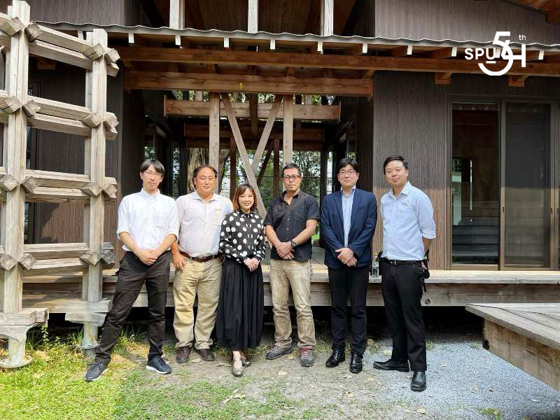 SODA SPU ต้อนรับ Osaka Metropolitan University & Kanematsu Sustech Corporationเยี่ยมชม ศาลาญี่ปุ่น ต้นแบบเรือนไม้ประหยัดพลังงาน “Japanese Tea Pavilion”