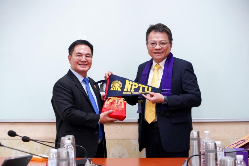 International Engagement between University of Phayao and National Pingtung University (NPTU) in Taiwan.