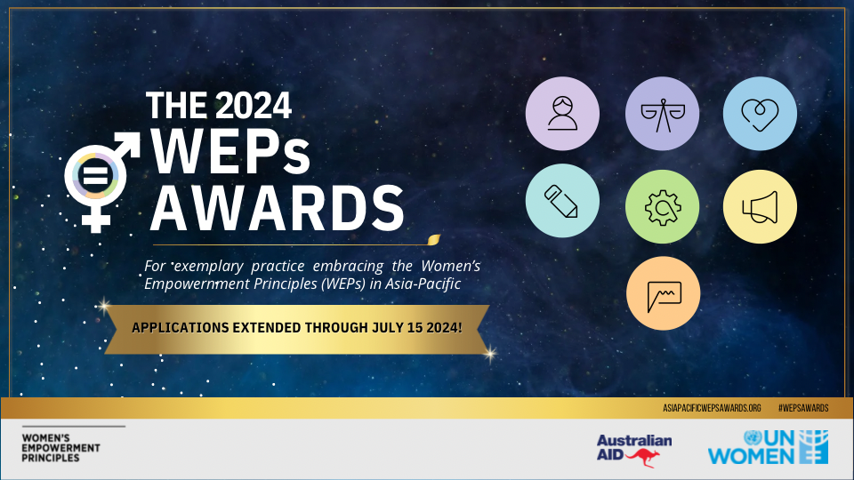 Call for Applications – UN Women 2024 Asia-Pacific WEPs Awards