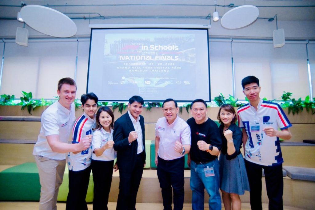 F1 in Schools Thailand Stages a Press Conference to Announce the Upcoming First-Of-Its-Kind National Finals in September 2024 and Exciting Updates at True Digital Park