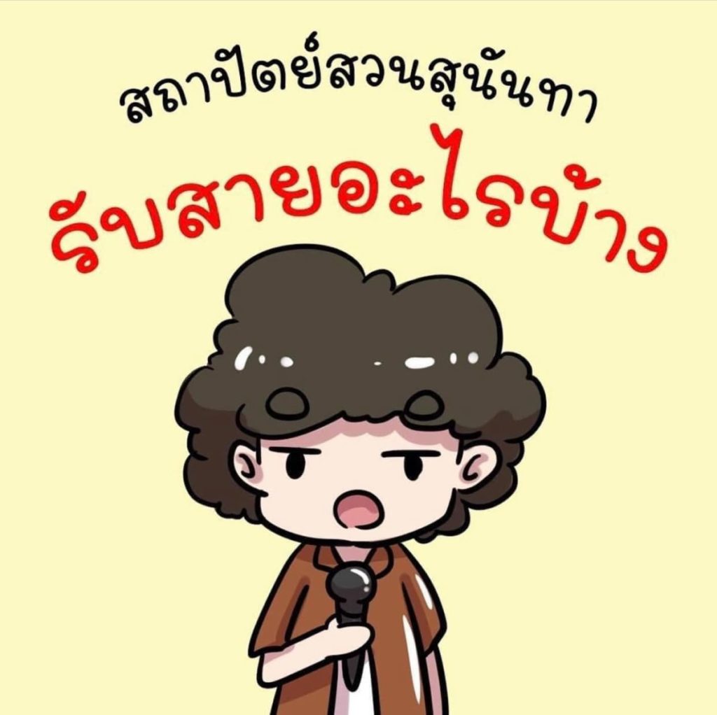 สถาปัตย์สวนสุนันทา รับสายอะไรบ้าง?