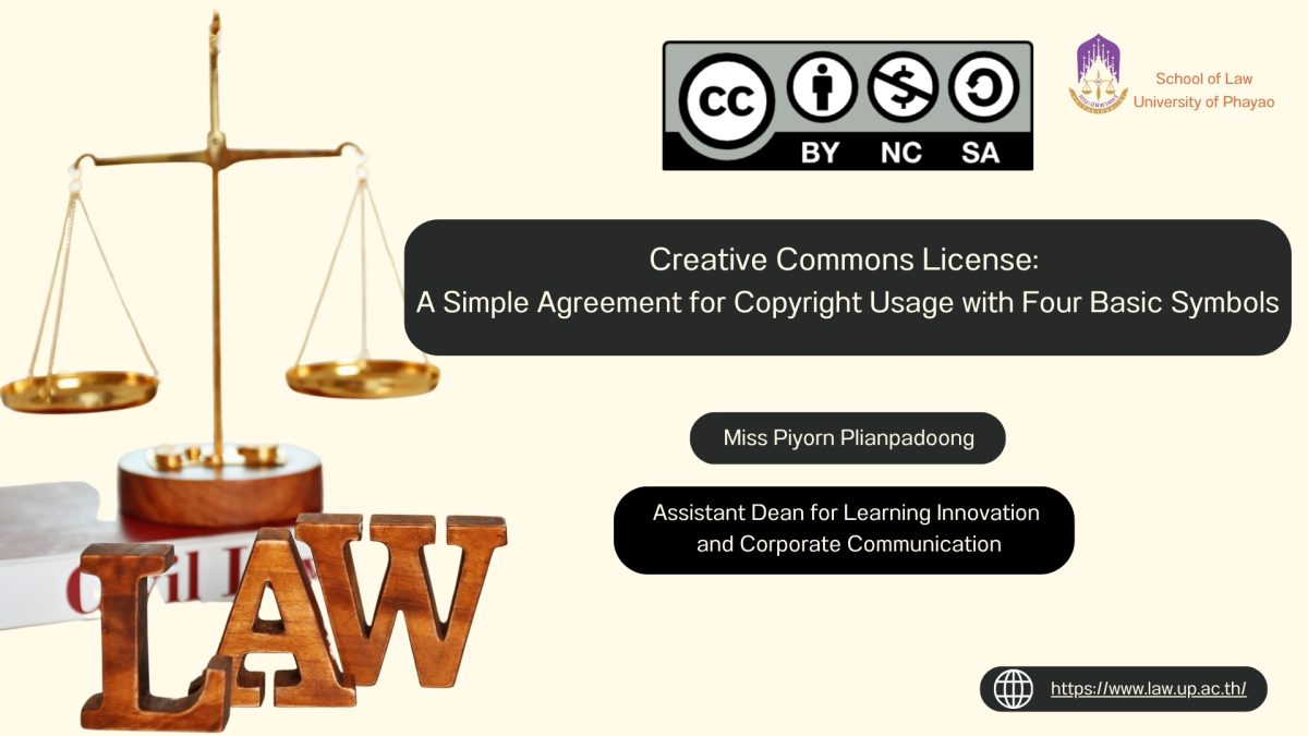 Creative Commons License: A Simple Agreement for Copyright Usage with Four Basic Symbols.